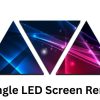 Triangle LED Screen Rental